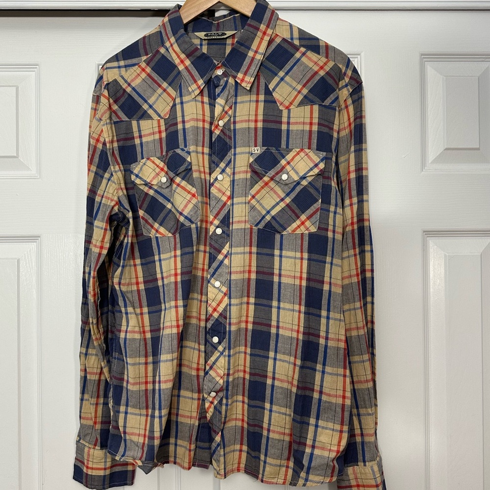 Salt Valley Western button down shirt size XL